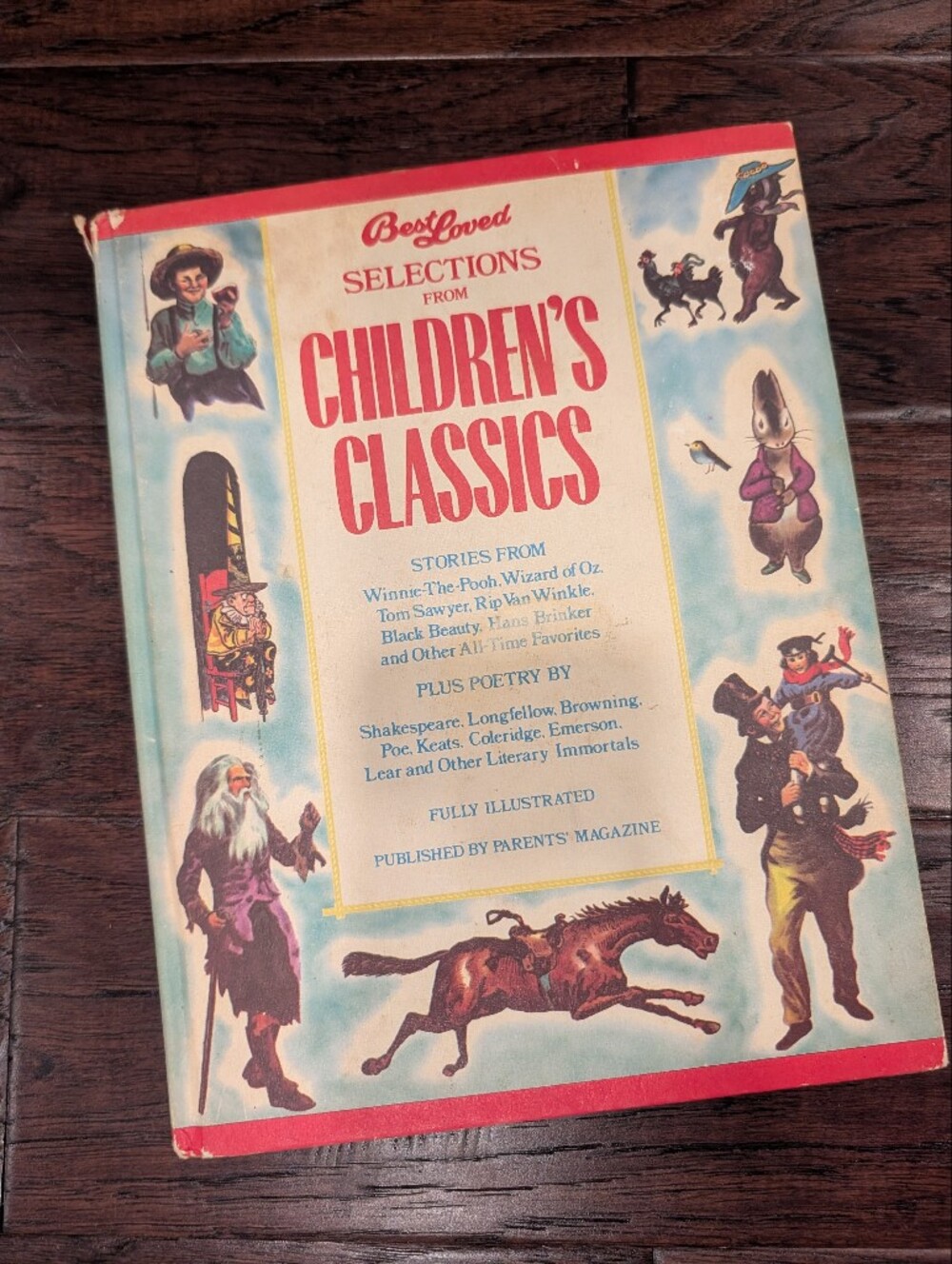 Vintage 1975 Best Loved Selections Of Children's Classics Hardcover Book